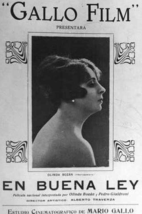 En buena ley (1919) poster