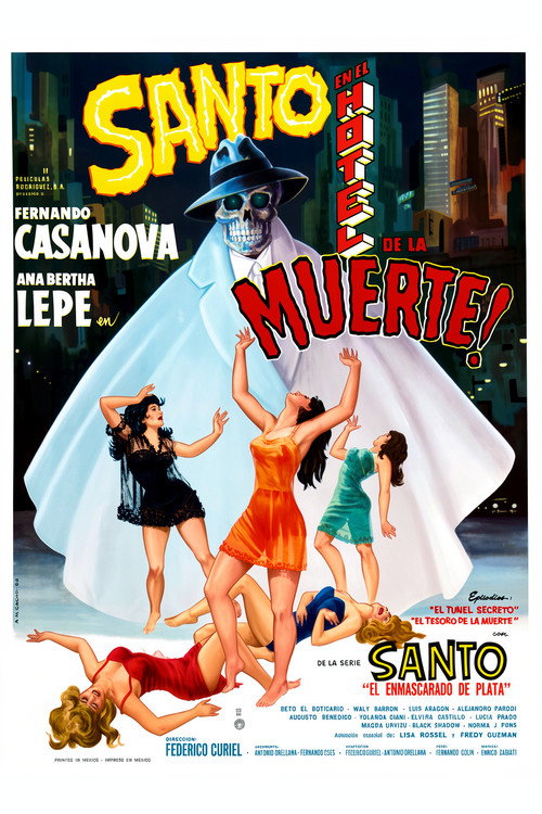 Santo en el hotel de la muerte (1963) poster