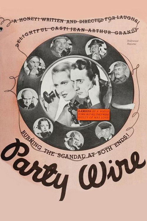 Party Wire (1935) poster