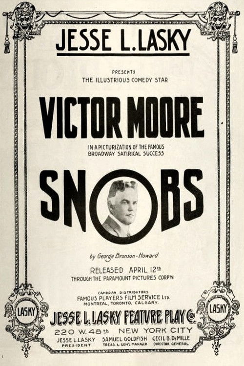 Snobs (1915) poster