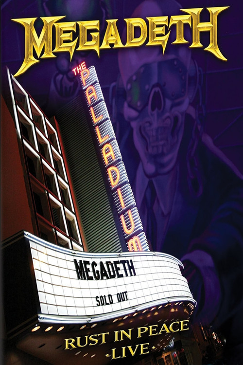 Megadeth - Rust in Peace Live (2010) poster