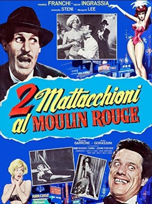 2 mattacchioni al Moulin Rouge (1964) poster