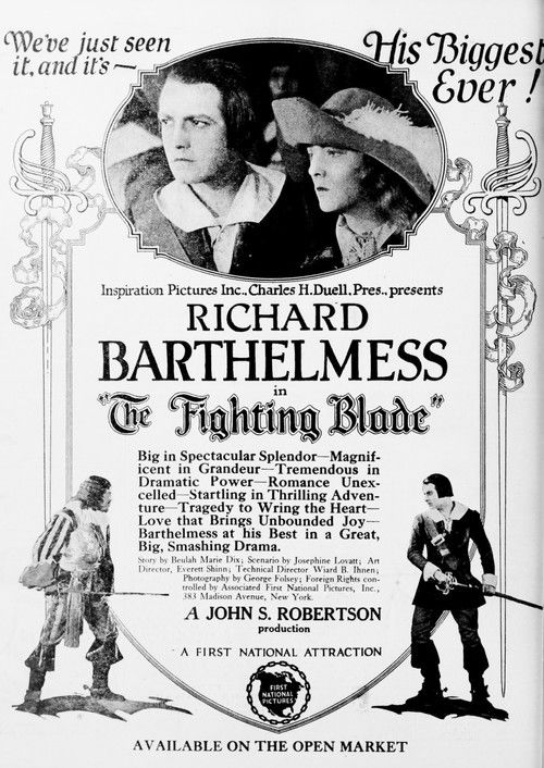 The Fighting Blade (1923) poster