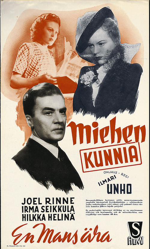Miehen kunnia (1943) poster