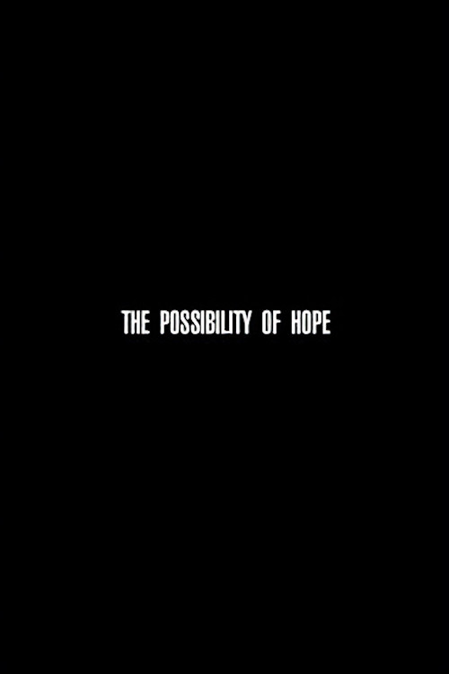 The Possibility of Hope (2007) poster