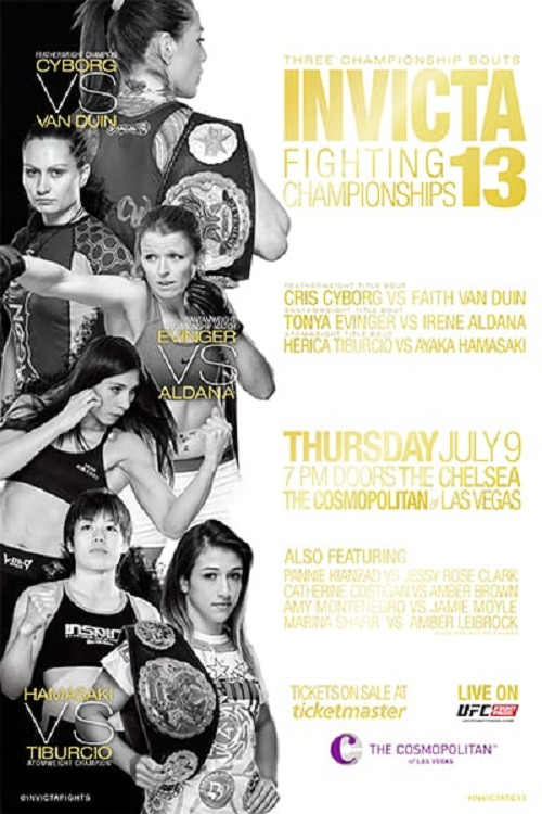 Invicta FC 13: Cyborg vs. Van Duin (2015) poster