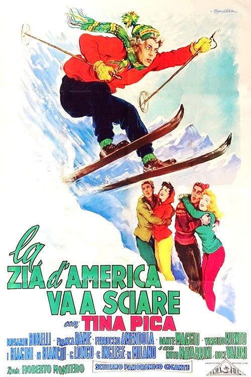 La zia d'America va a sciare (1958) poster