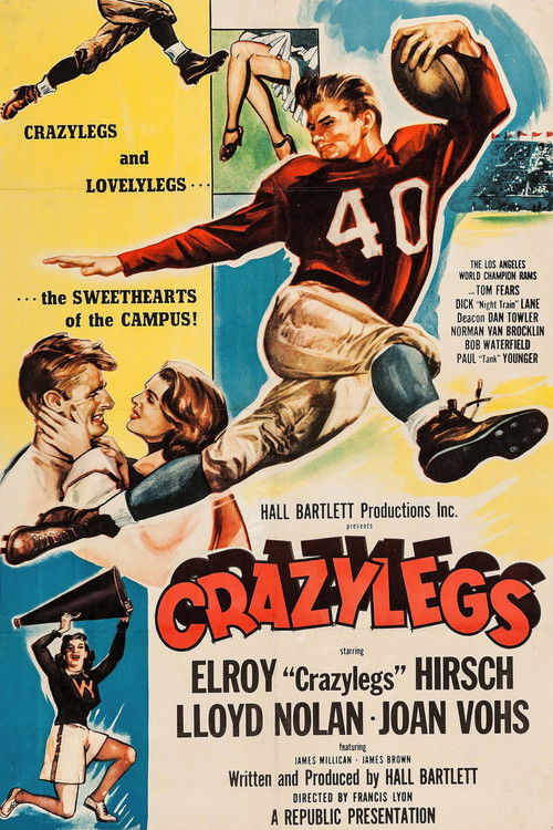 Crazylegs (1953) poster