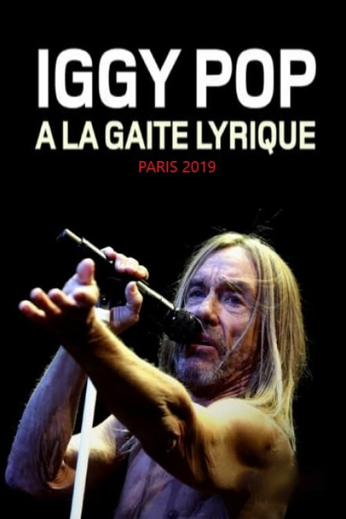 Iggy Pop à la Gaîté Lyrique (2019) poster