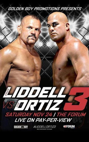 Golden Boy MMA Liddell vs Ortiz 3 (2018) poster