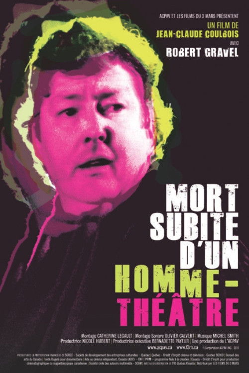 Mort subite d'un homme théâtre (2012) poster