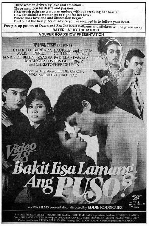 Bakit Iisa Lamang ang Puso? (1989) poster