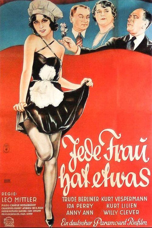 Jede Frau hat etwas (1931) poster