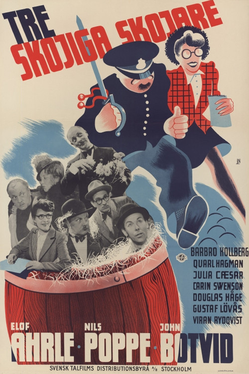 Tre skojiga skojare (1942) poster