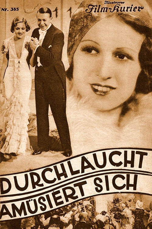 Your Highness is enjoying herself (1932) poster