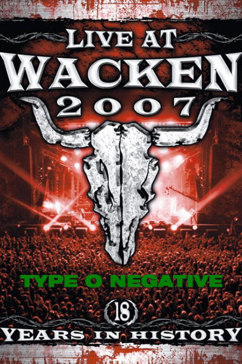 Type O Negative: Live At Wacken Festival 2007 (2007) poster