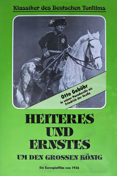 Heiteres und Ernstes um den großen König (1936) poster