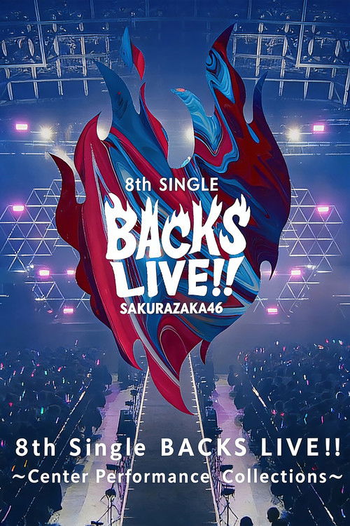 櫻坂46『Sakurazaka46 8th Single BACKS LIVE!! ～Center Performance Collections～』 (2024) poster