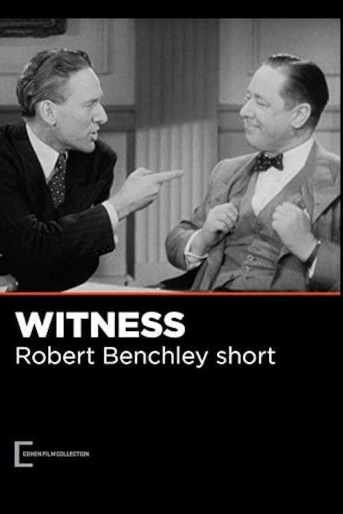 The Witness (1942) poster
