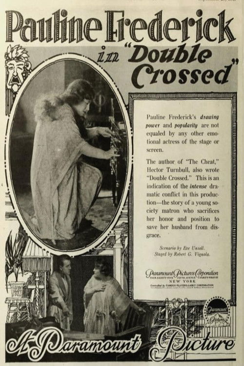 Double Crossed (1917) poster