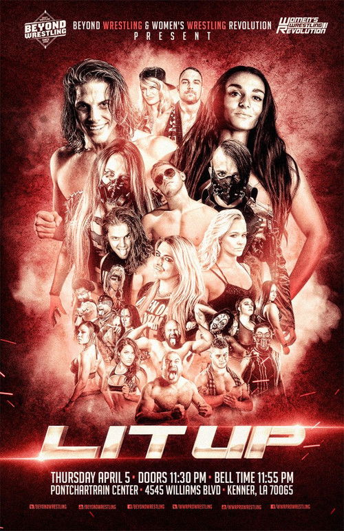 Beyond Wrestling & WWR Present "Lit Up" (2018) poster