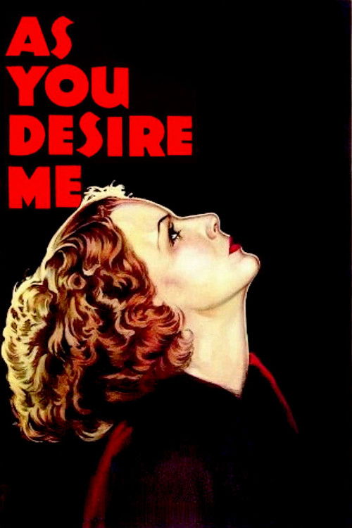 As You Desire Me (1932) poster