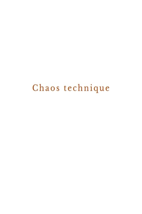 Technical chaos (1998) poster