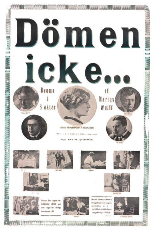 Dömen icke (1914) poster