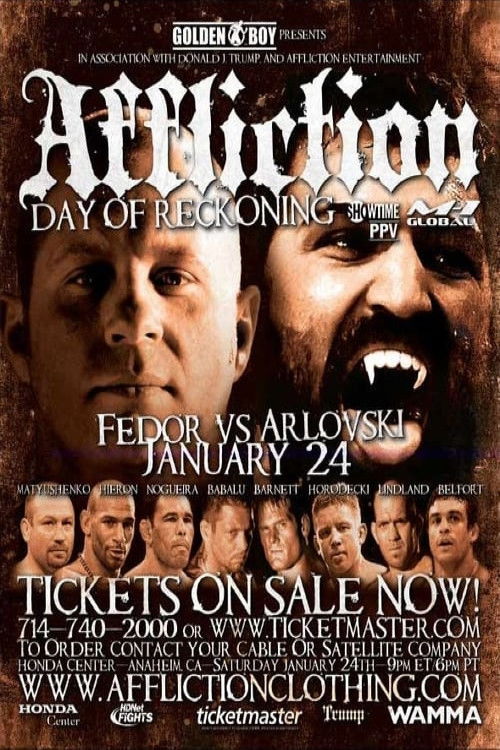 Affliction: Day of Reckoning (2009) poster