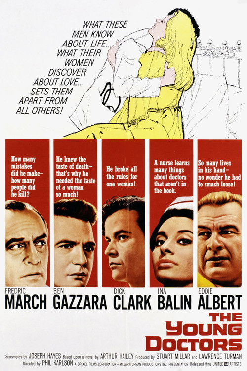 The Young Doctors (1961) poster
