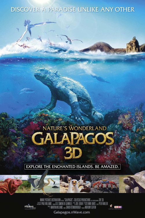 Galapagos 3D: Nature's Wonderland (2014) poster