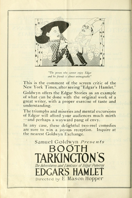 Edgar's Hamlet (1920) poster
