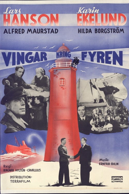 Vingar kring fyren (1938) poster