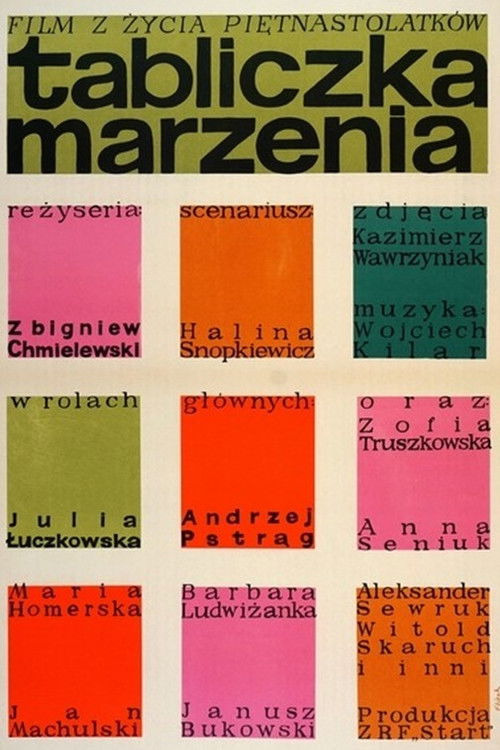 Tabliczka marzenia (1968) poster