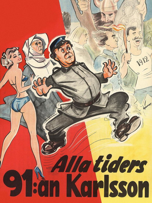 Alla tiders 91:an Karlsson (1953) poster