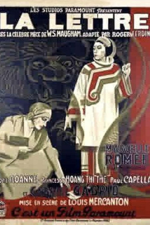 The Letter (1930) poster