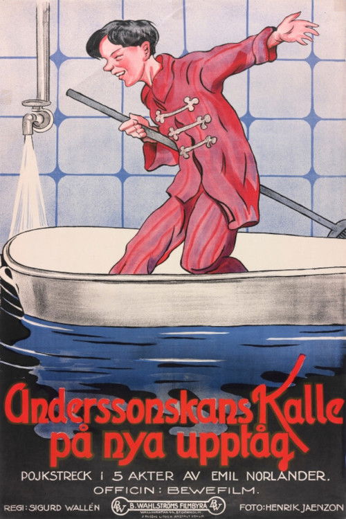 Anderssonskans Kalle på nya upptåg (1923) poster