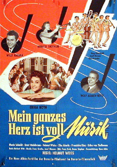Mein ganzes Herz ist voll Musik (1959) poster