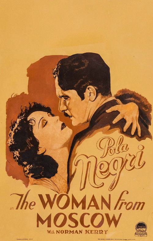 The Woman from Moscow (1928) poster