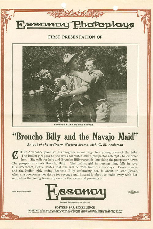 Broncho Billy and the Navajo Maid (1913) poster