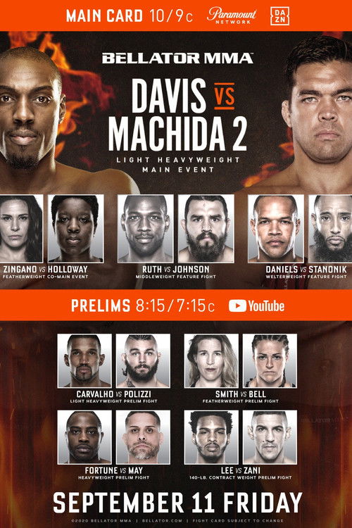 Bellator 245: Davis vs. Machida II (2020) poster