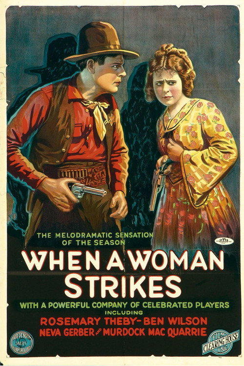 When a Woman Strikes (1919) poster