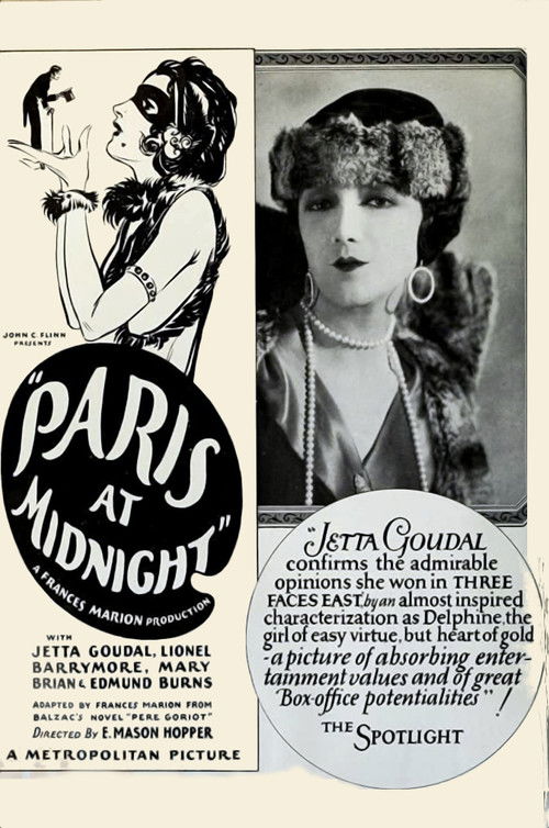 Paris at Midnight (1926) poster