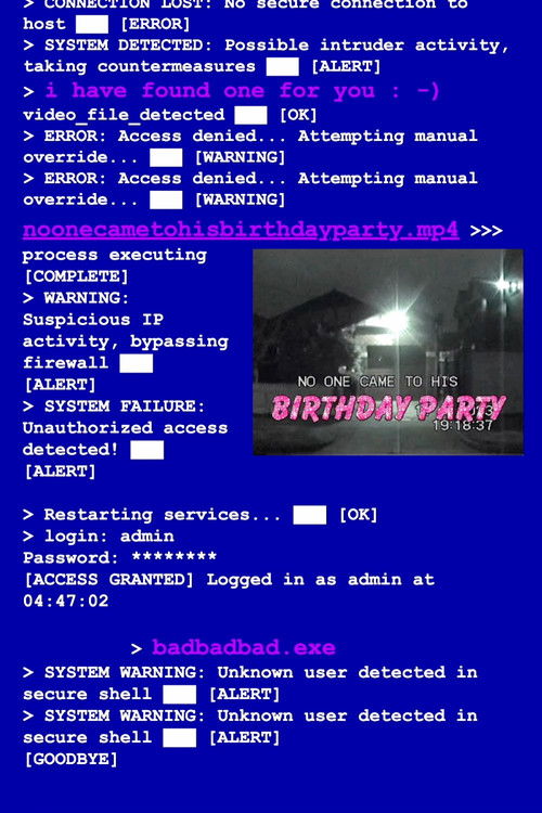 No One Came To His Birthday Party (2025) poster