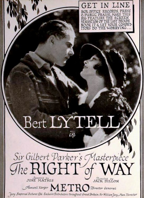 The Right of Way (1920) poster