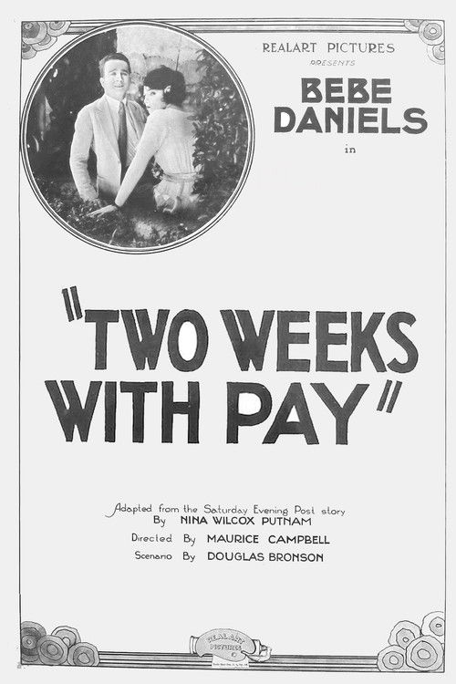 Two Weeks with Pay (1921) poster