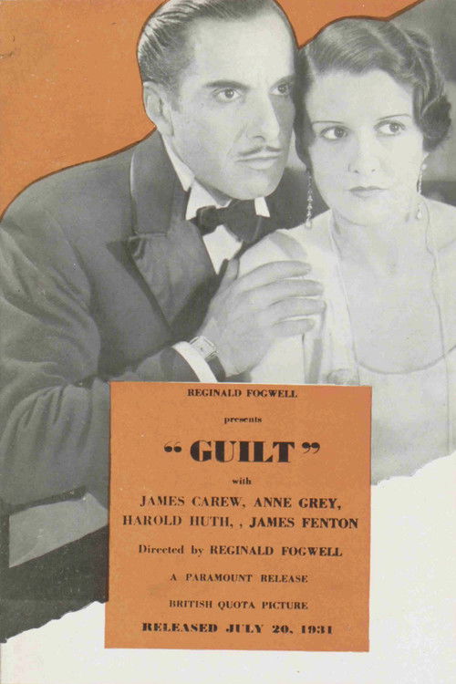 Guilt (1931) poster