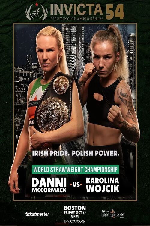 Invicta FC 54: McCormack vs. Wojcik (2023) poster