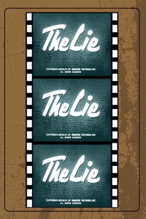 The Lie (1954) poster