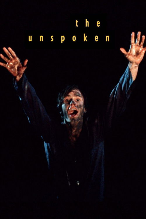 The Unspoken (1999) poster